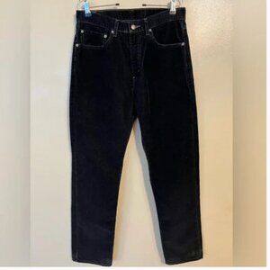 Men's Levi’s 505 Corduroy Navy Blue Straight Leg 33x34